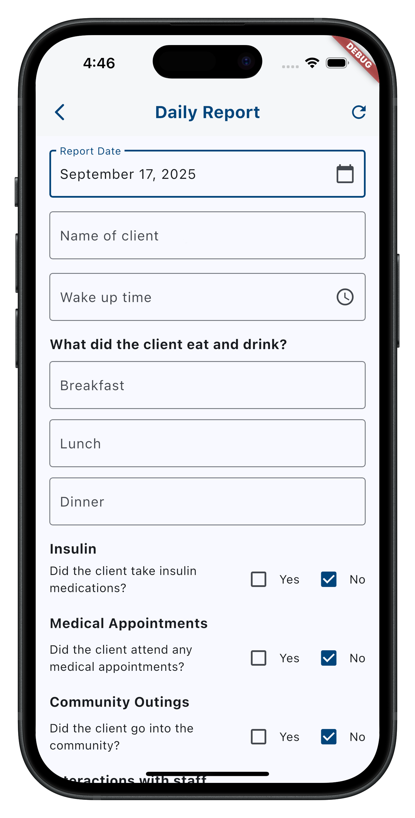 client app