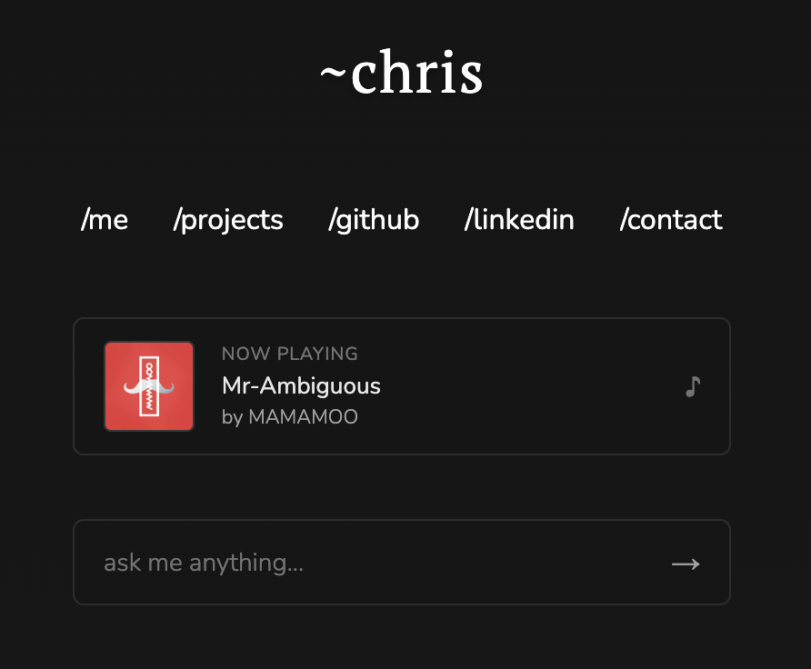 personal site